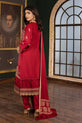 Red Dress With Shawl