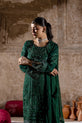 Emerald Green Pakistani Chiffon Dress