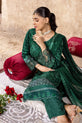 Emerald Green Pakistani Plus Size Dress