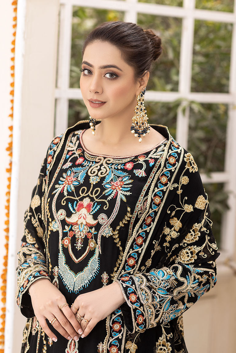 Readymade Luxury Black Formal Dress Rang Jah readymade-luxury-black-formal-dress-rang-jah