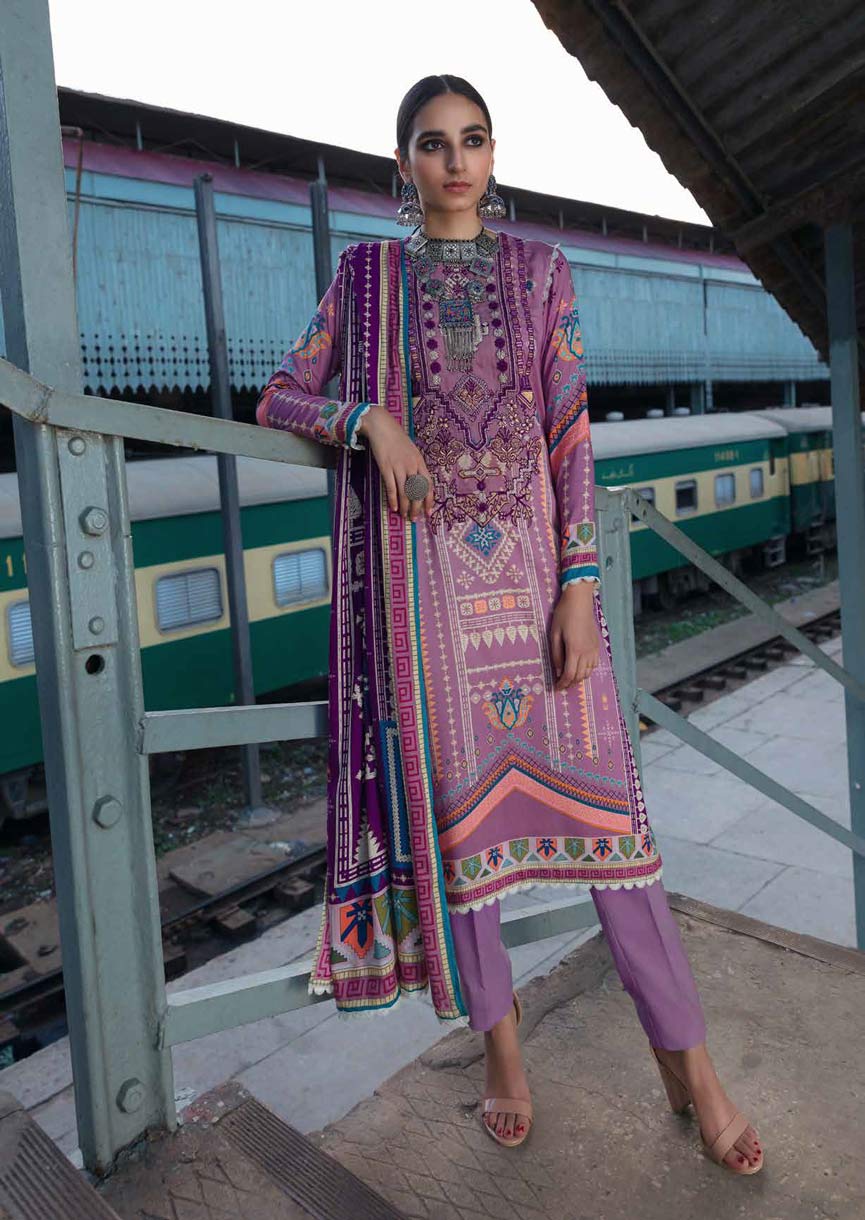 Readymade Linen Suit By Motifz-MF8 - Rang Jah