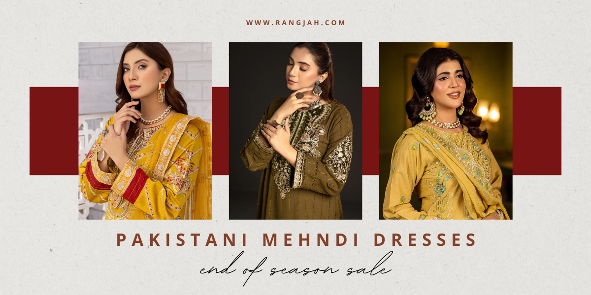 Trending Color Combinations for Pakistani Mehndi Dresses That Dazzle ...