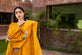 Yellow Viscose Chikankari Dress