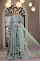 Green color Wedding dress