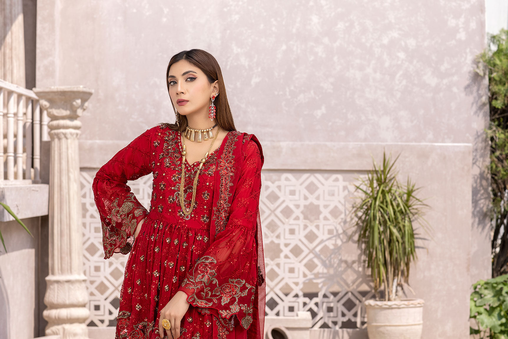 Pakistani Wedding Sharara Dress