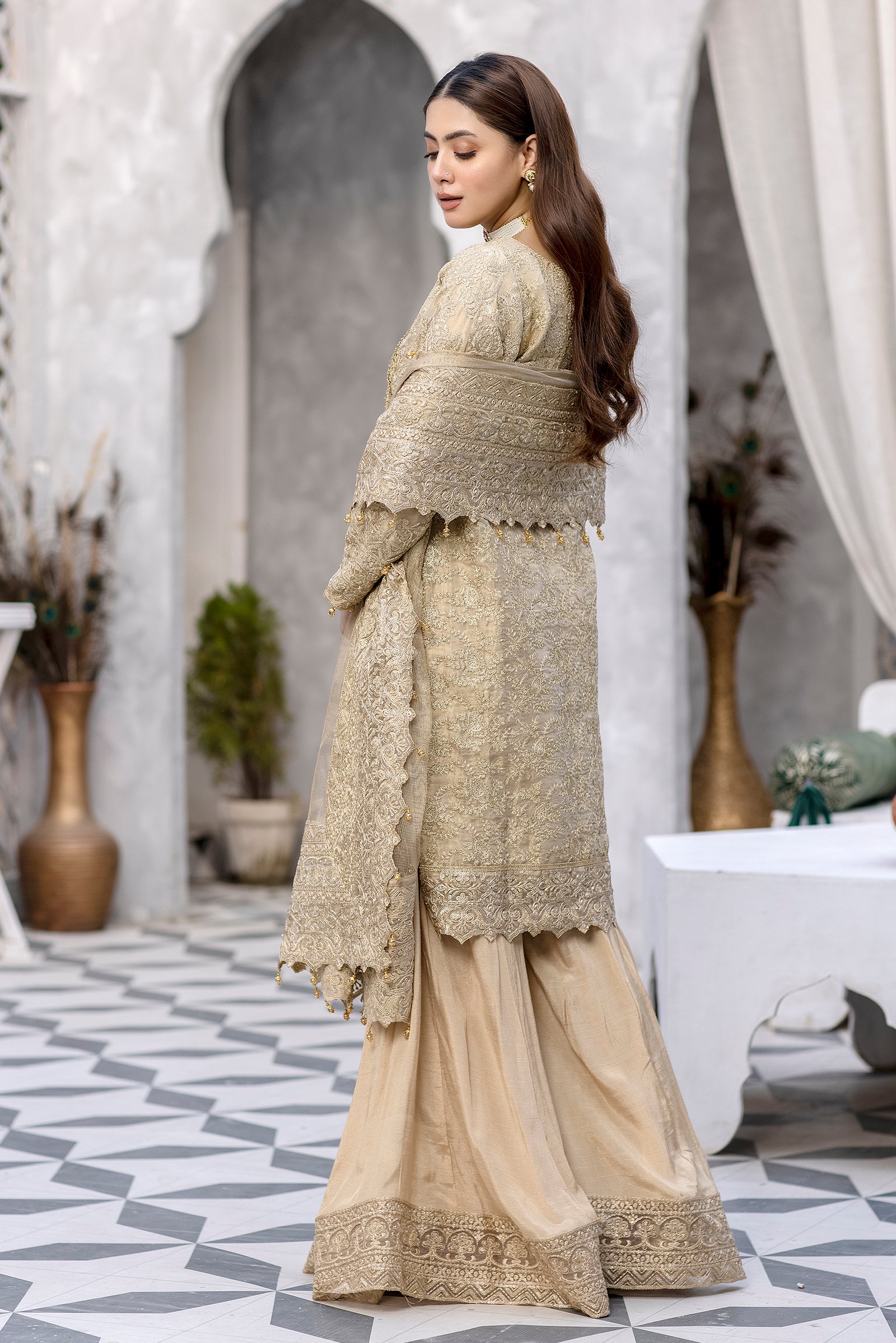 Readymade Luxury Formal Dress For Women - Rang Jah