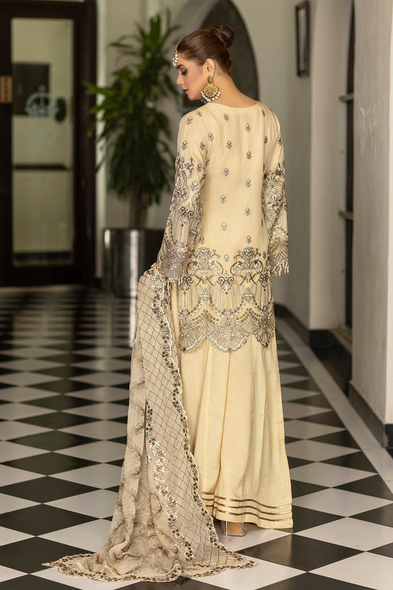 Chiffon Formal Sharara Dress