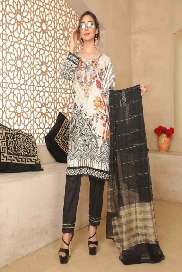 Readymade Jacquard Suit By Rang Jah-DF6