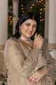 Antique Gold Dress For Eid