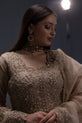 Antique Gold Pakistani Wedding Dress