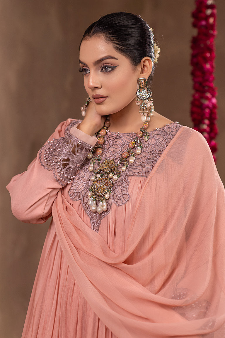 Baby Pink Pakistani Formal Dress 