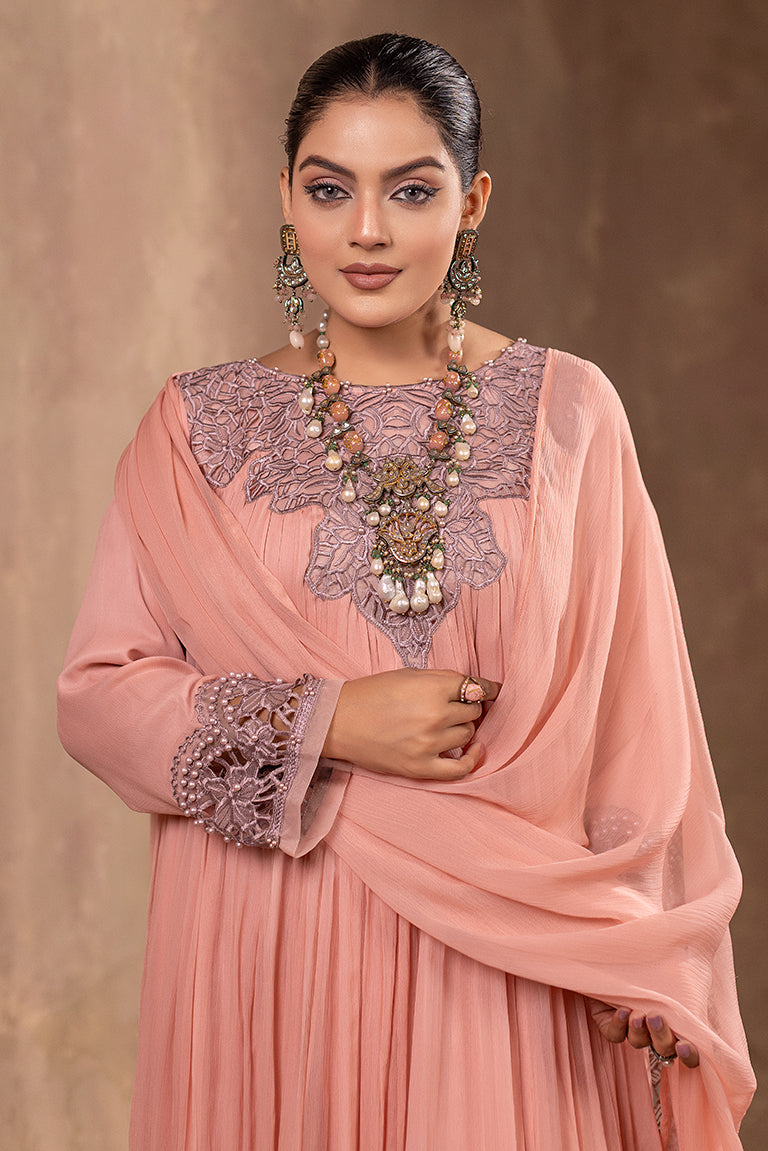 Baby Pink Pakistani Mehndi Dress