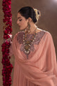 Baby Pink Pakistani Plus Size Dress