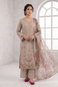 Beige Embroidered Pakistani Mehndi Dress