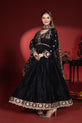 Black Anarkali Pakistani Mehndi Dress