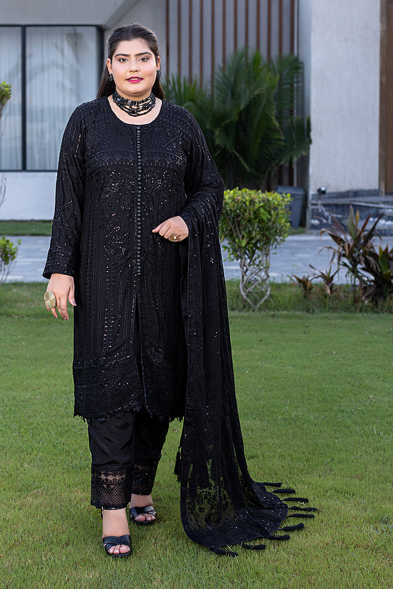 Black Chiffon Dress
