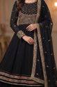Black Embroidered Pakistani Wedding Dress