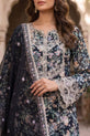 Black Floral Printed Eid Dress