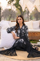 Black Ivory Floral Pakistani Plus Size Dress