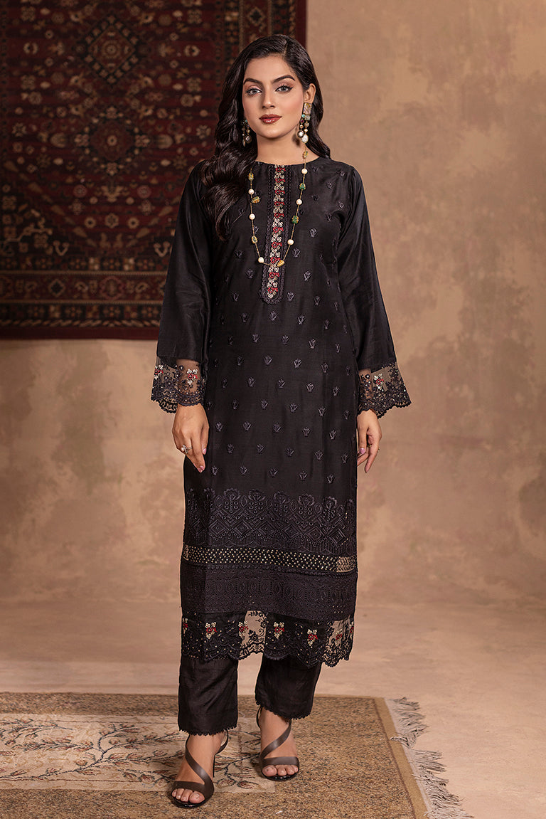 Black Pakistani Winter Dress