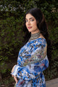 Blue Pakistani Party Wear Dress