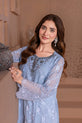 Blue Pakistani Chiffon Dress
