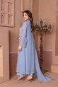 Blue Pakistani Party Wear Dress