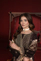 Chocolate Brown Pakistani Eid Dress