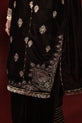 Chocolate Brown Pakistani Winter Dress