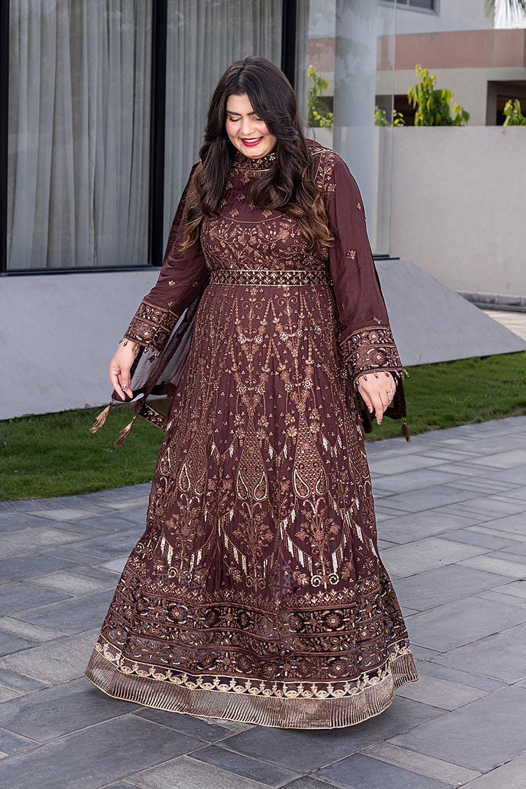 Chocolate Color Dress For Women