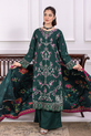 Dark Emerald Green Pakistani Party Wear Dress