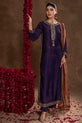 Deep Blue Pakistani Eid Dress