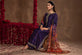 Deep Blue Pakistani Salwar Kameez