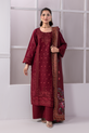 Deep Maroon  Pakistani Party Wear Dress