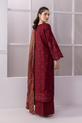 Deep Maroon  Pakistani Plus Size Dress