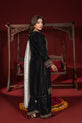 Deep Midnight Black Pakistani Eid Dress