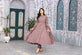 Dusty Pink Pakistani Party Wear Dress