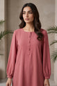 Dusty Rose Bubble Pakistani Kurta Pajama