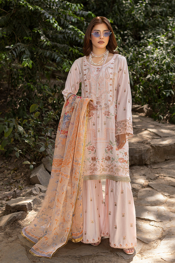  Embroidered.. Sharara dress