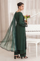 Emerald Green Pakistani Casual Wear