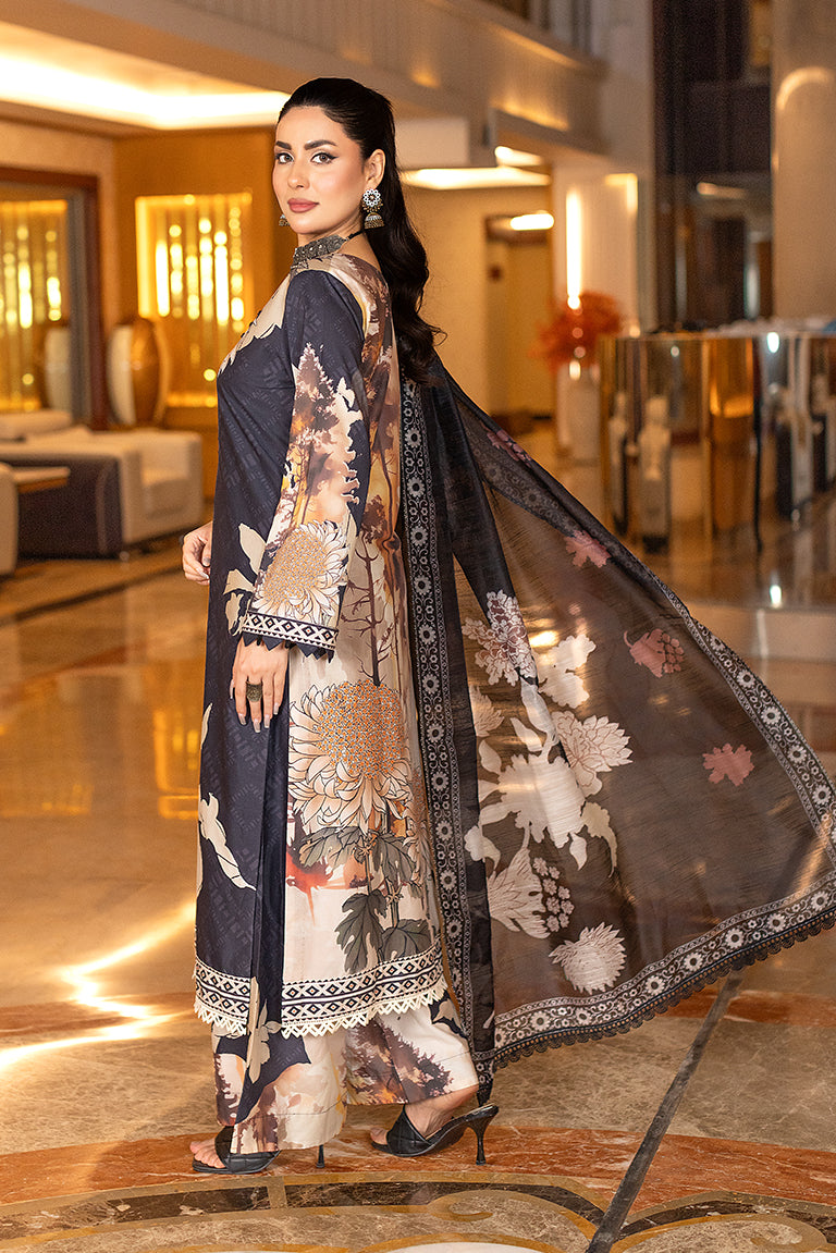 Floral Printed Chiffon Dress