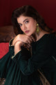 Green Anarkali Pakistani Party Wear Dress