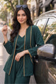 Green Pakistani Plus Size Dress For Women in the UK