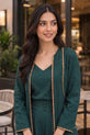 Green Pakistani Silk Dress
