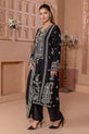 Jet Black Pakistani Party Wear Dress 