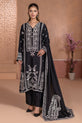 Jet Black Pakistani Summer Dress
