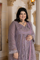 Lavender Pakistani Wedding Dress