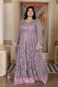 Lavender Pakistani Winter Dress