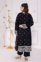 Lavender Readymade Black Pakistani Casual Dress