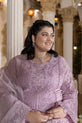 Lavender Readymade Pakistani Designer Dress